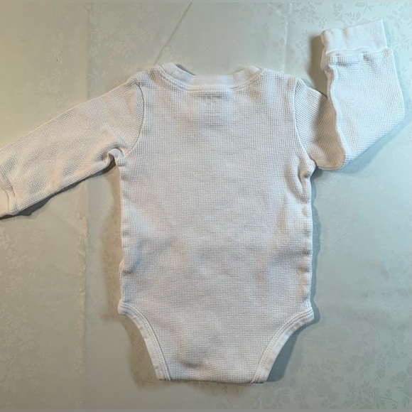 GUC 3 Body Suits: Vintage Disney Mickey Christmas; Cute Christmas; White - Picture 9 of 12